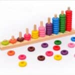 Learning Wooden calculate beads