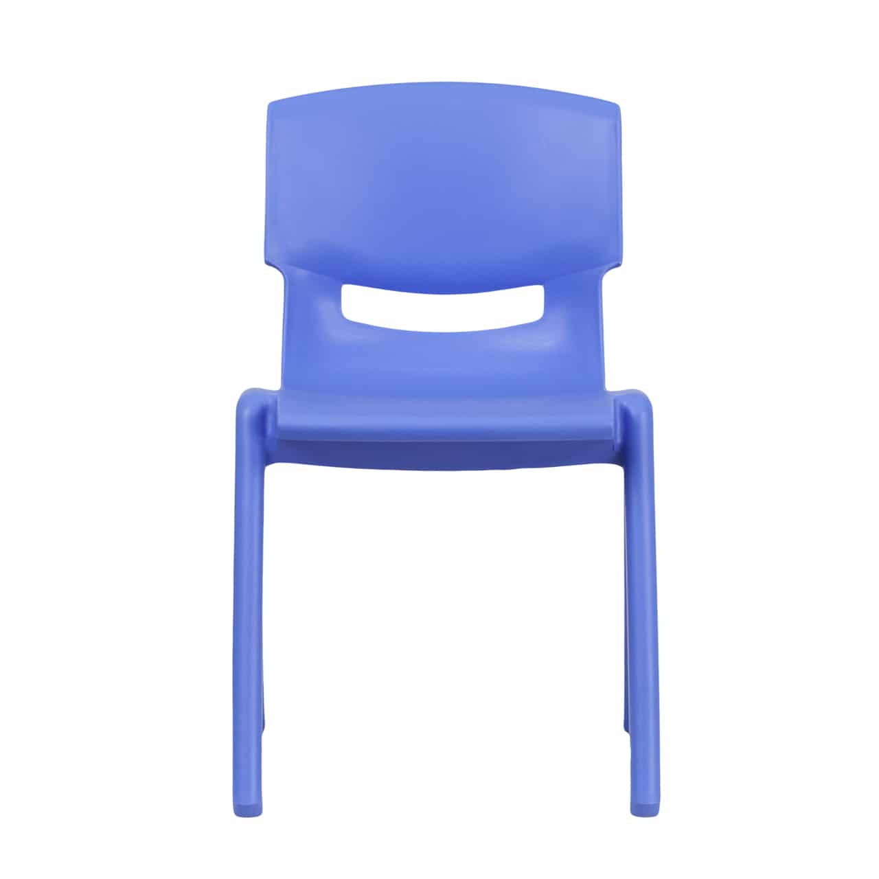 Colored plastic children chair 34cm - Blue