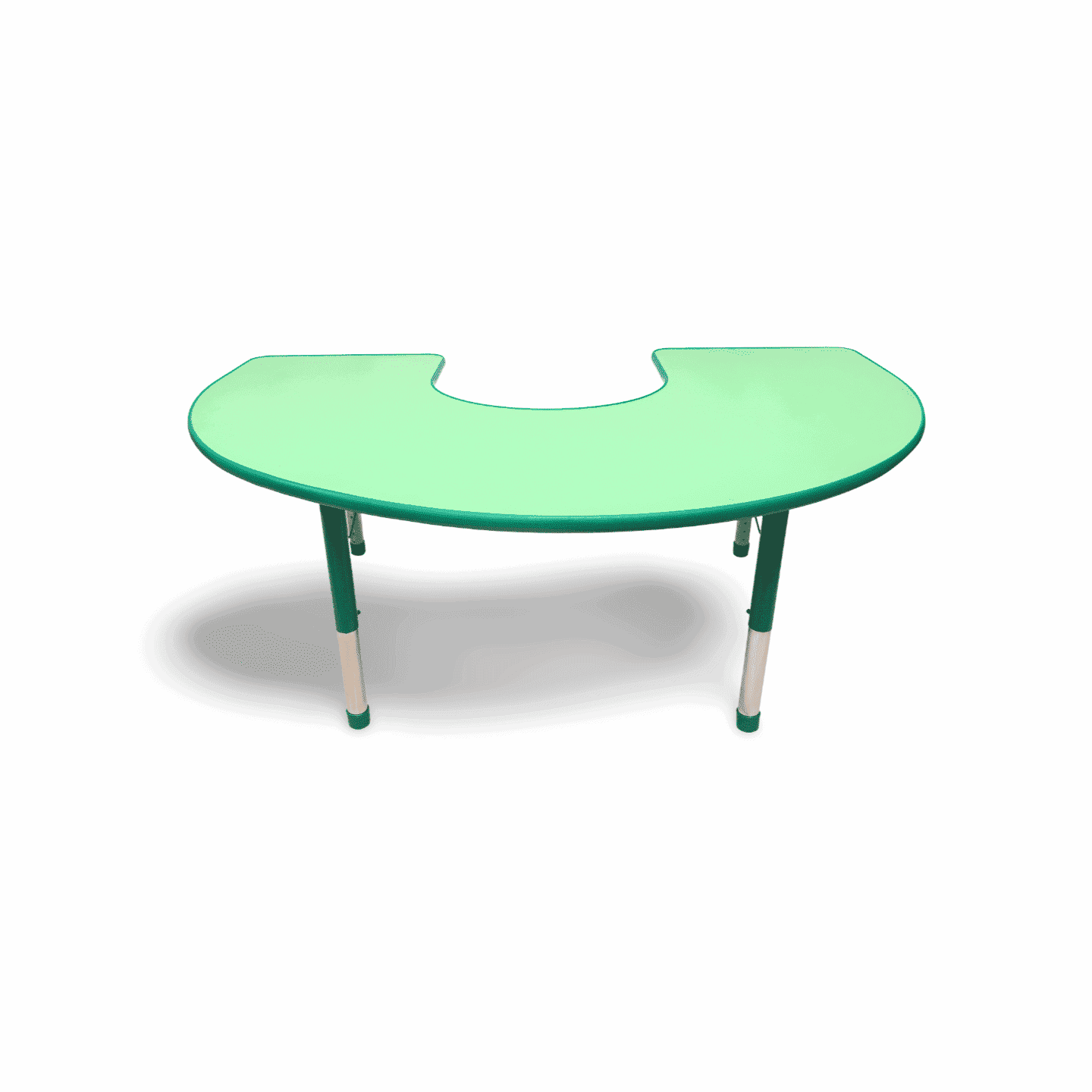 Wooden adjustable u shape table