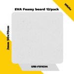 EVA Foamy board  12/pack 2mm 50x70cm - White