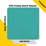 EVA Foamy board  12/pack 2mm 50x70cm - Turquoise