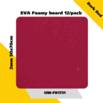 EVA Foamy board  12/pack 2mm 50x70cm - Dark Red