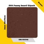 EVA Foamy board  12/pack 2mm 50x70cm - Brown