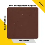 EVA Foamy board  12/pack 2mm 50x70cm - Brown