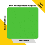 EVA Foamy board  12/pack 2mm 50x70cm - Light Green