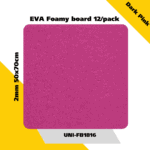 EVA Foamy board  12/pack 2mm 50x70cm - Dark Pink