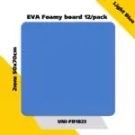 EVA Foamy board  12/pack 2mm 50x70cm - Light Blue
