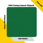 EVA Foamy board  12/pack 2mm 50x70cm - Emerald