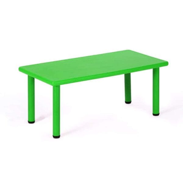 Plastic Rectangle table 136cm - Green