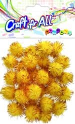 Glitter Pompom - 20 mm x 30 Pcs