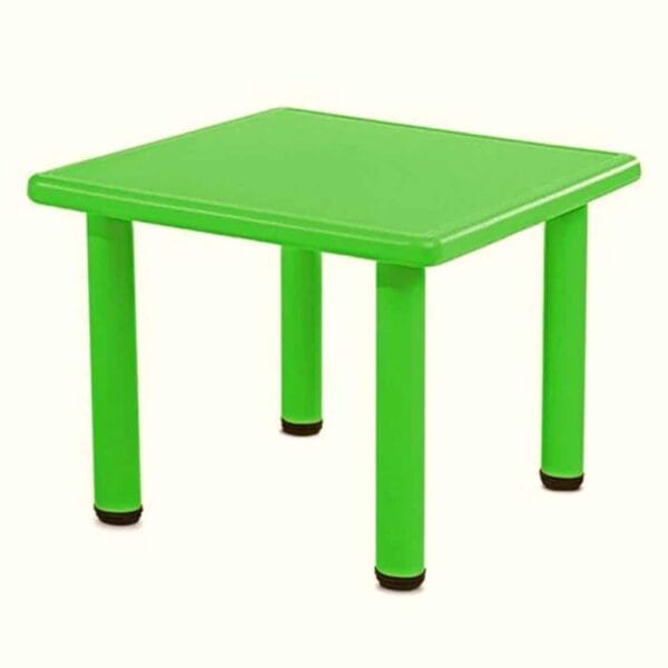 Plastic Square table 60x60cm - Green