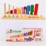 Learning Wooden calculate beads