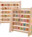 Multi-functional wooden children board rack alphabet and animals