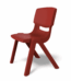 Colored plastic children chair 46cm