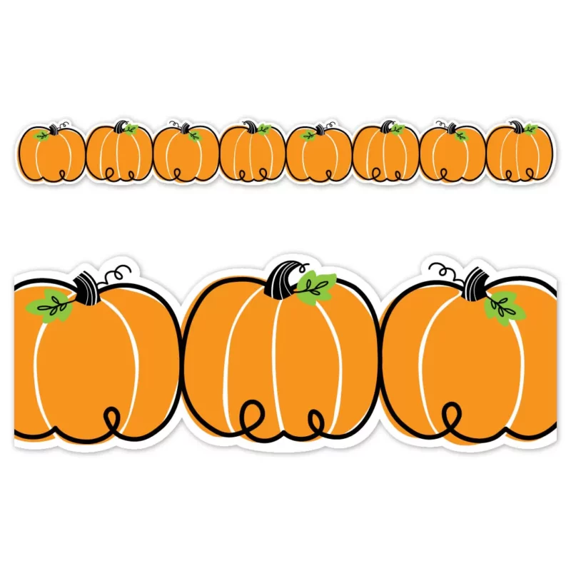 Doodle pumpkins (ez border core decor)