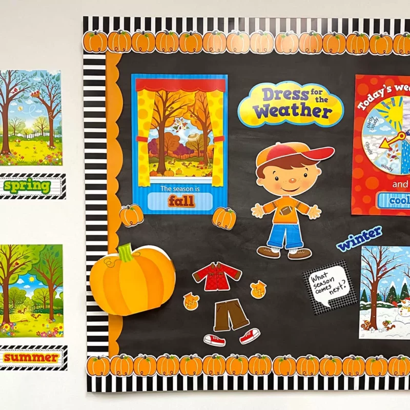 Doodle pumpkins (ez border core decor)