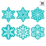 Snowflakes 6" Designer Cut-Outs