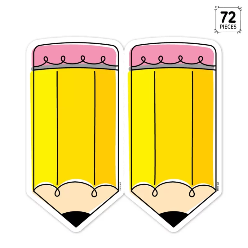 Doodle pencil (core decor) 6" designer cut-outs