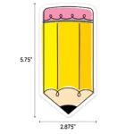 Doodle Pencil (Core Decor) 6" Designer Cut-Outs