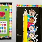 Colorful Doodle Pencils (Core Decor, Ez Border)