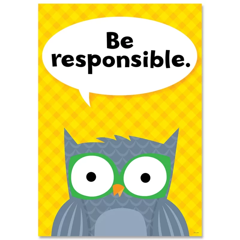Be responsible. Inspire u poster (wf)