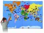 Giant World Map (Flat) With 184 Motifs 147 x 200 cm