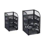 Foska - Metal Mesh Desk Organizer 12.7x13.0x20.0cm