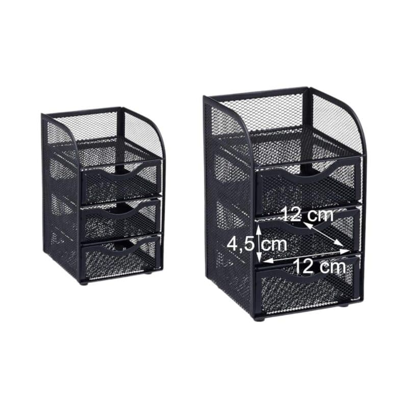 Foska - metal mesh desk organizer 12. 7x13. 0x20. 0cm