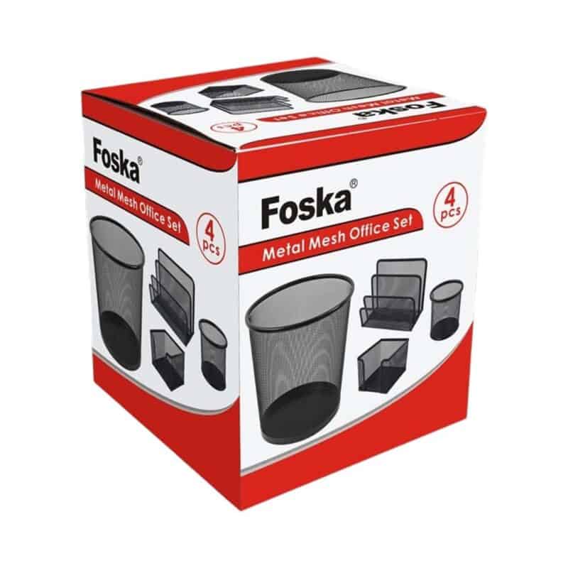 Foska - metal mesh office deskset 4pcs