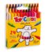 24 color toy color wax crayons