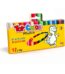 Toy color box with 12 sticks of 16g playdough - assorted colors