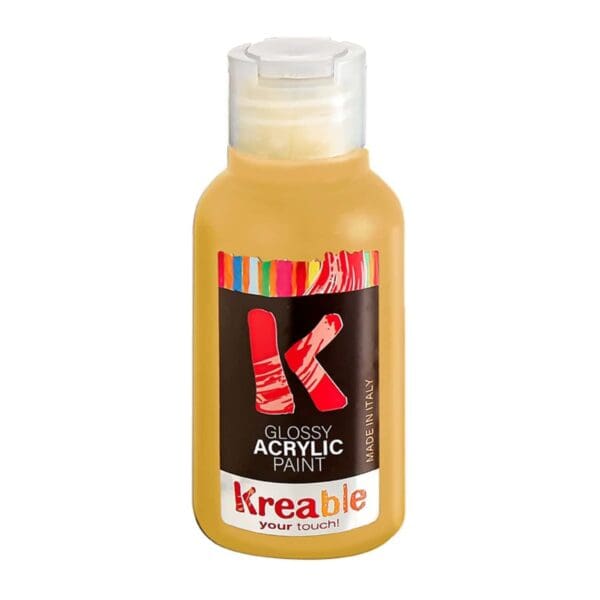 Acrylic Tempera Bottle: 100ml - Gold Color by Toy Color