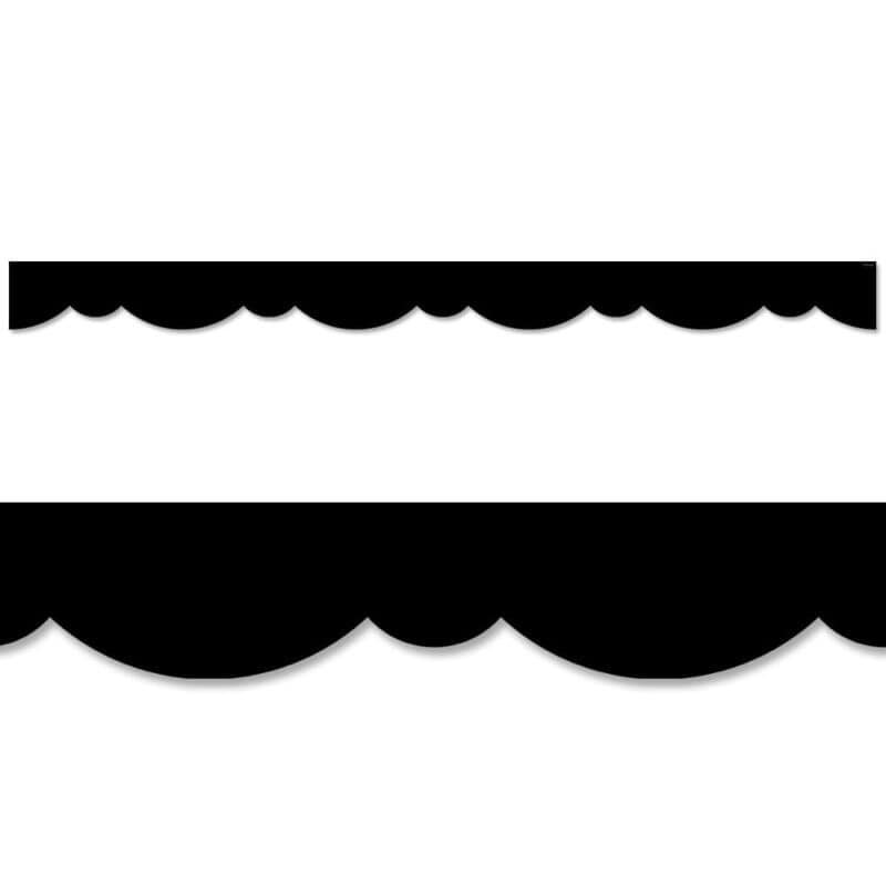 Black stylish scallops border (core decor, ez border)