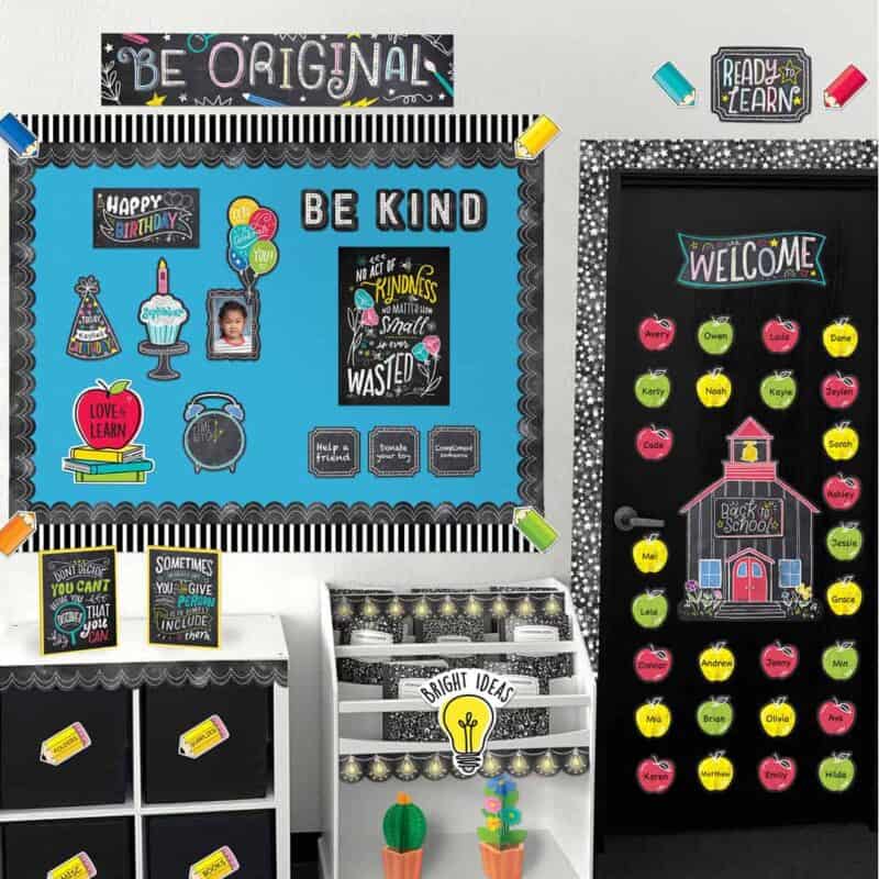 School time fun (chalk it up! ) bulletin board
