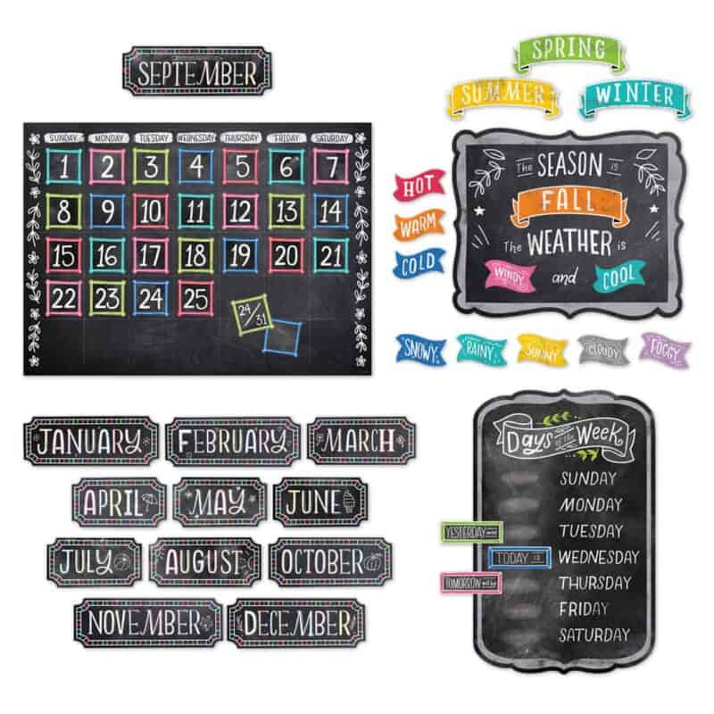 Chalk it up! Calendar set (chalk it up! ) bulletin board