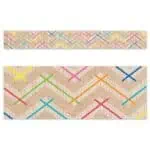 Colorful kraft chevron (krafty pop, ez border)