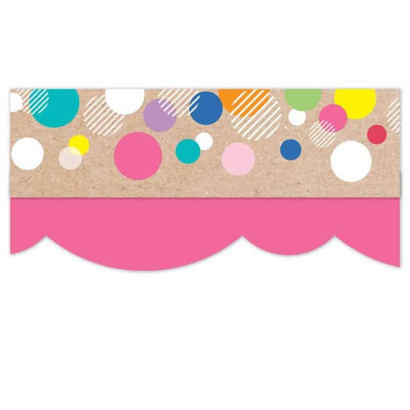 Colorful kraft bubbles (krafty pop, ez border)