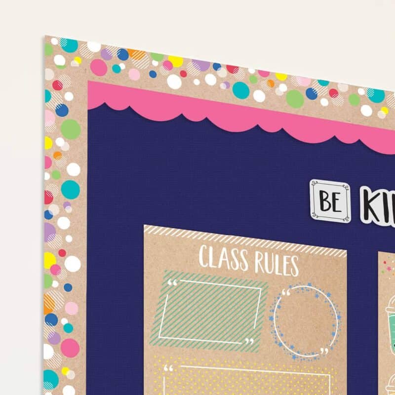 Colorful kraft bubbles (krafty pop, ez border)