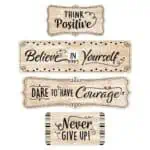 Mindset matters headlines (core decor) mini bulletin board