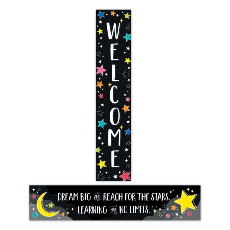 Welcome (star bright) banner