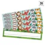Jungle friends (jungle friends) name plates