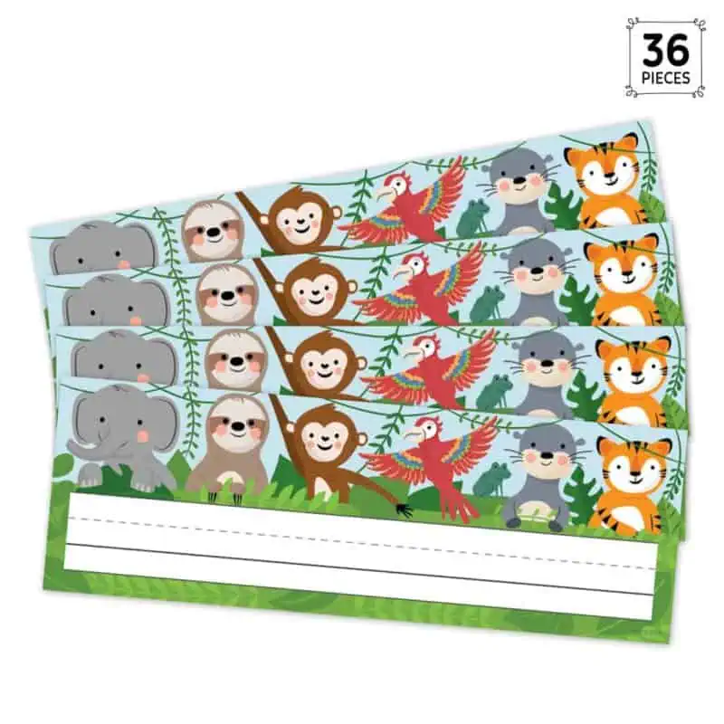 Jungle friends (jungle friends) name plates