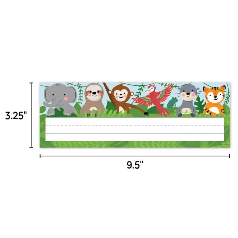 Jungle friends (jungle friends) name plates
