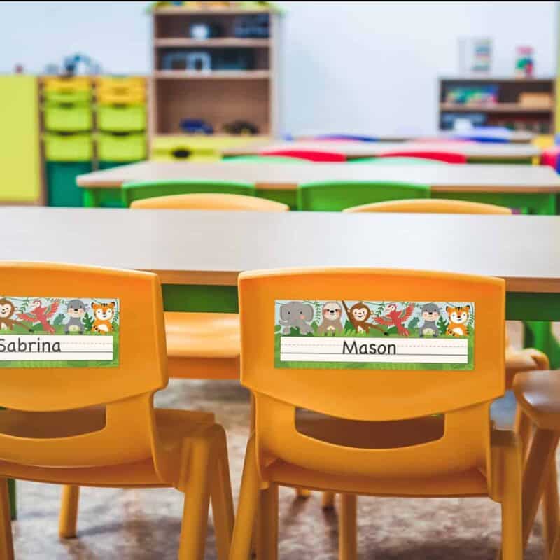 Jungle friends (jungle friends) name plates