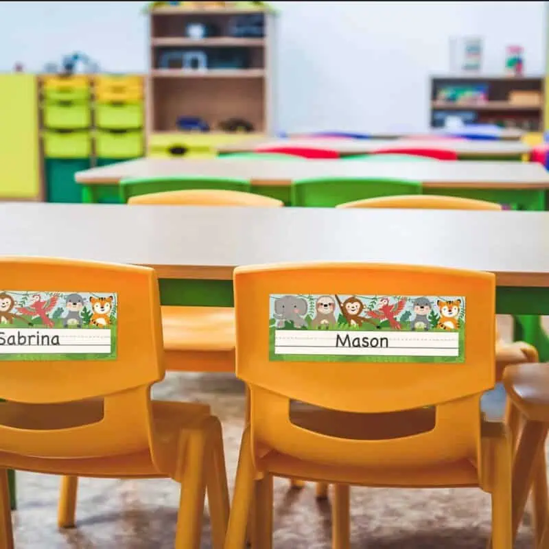 Jungle friends (jungle friends) name plates
