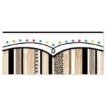 Stripes and doodles on wood (cd) ez border