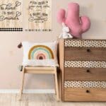 Polka dots on wood (cd) ez border