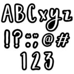 Classroom cafe 4" designer letters