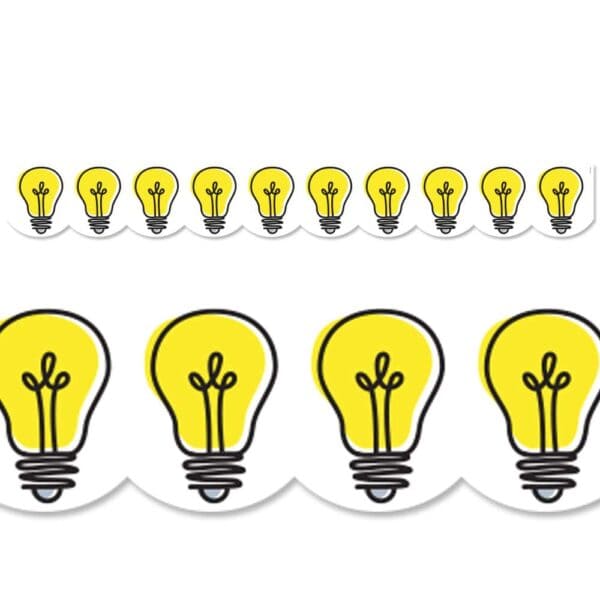 Doodle Lightbulbs Border (Core Decor, EZ Border)