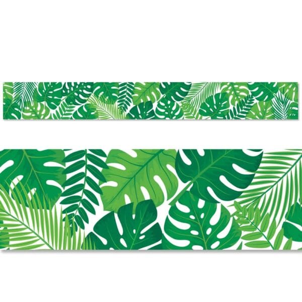 Tropical Leaves Border (Palm, EZ Border)